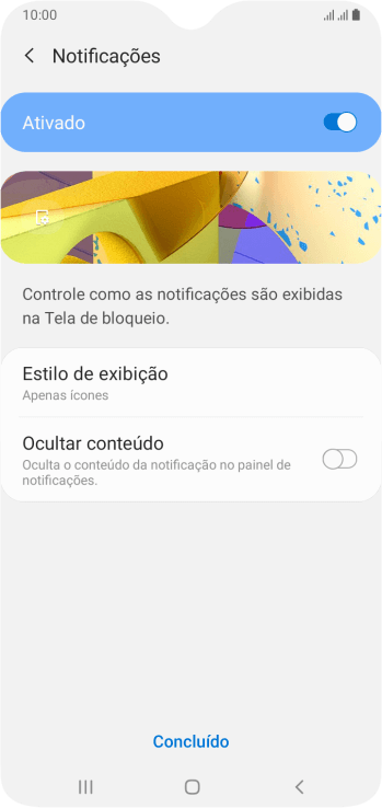 Pressione a tecla de voltar. Pressione a tecla de voltar.