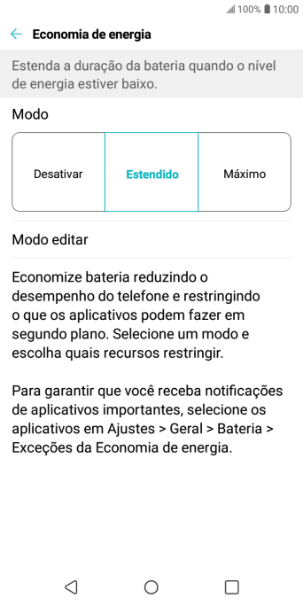 Pressione a tecla de início para finalizar e voltar à tela inicial. Pressione a tecla de início para finalizar e voltar à tela inicial.