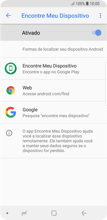 Pressione o indicador para ativar a função. Pressione o indicador para ativar a função.
