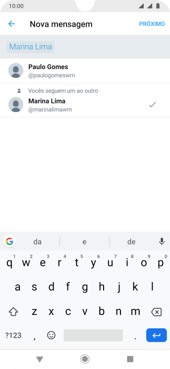 Pressione PRÓXIMO. Pressione PRÓXIMO.