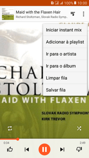 Pressione Adicionar à playlist. Pressione Adicionar à playlist.