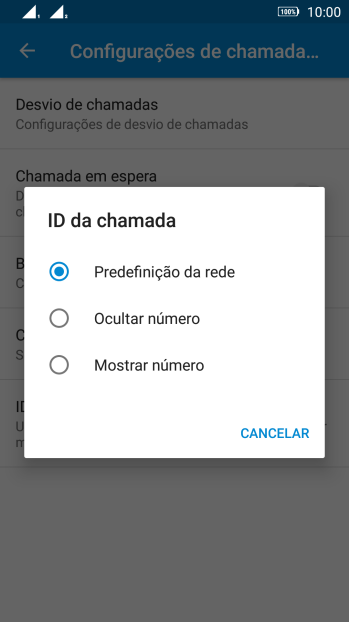 Pressione Mostrar número para ativar a identificação do seu número. Pressione Mostrar número para ativar a identificação do seu número.