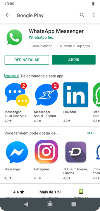 Pressione a tecla de início para finalizar e voltar à tela inicial. Pressione a tecla de início para finalizar e voltar à tela inicial.