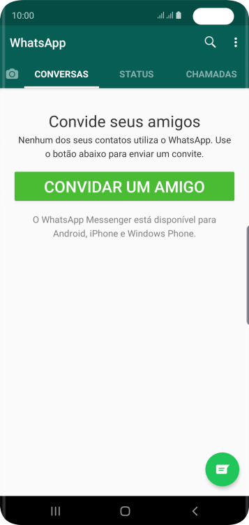 Pressione a tecla de início para finalizar e voltar à tela inicial. Pressione a tecla de início para finalizar e voltar à tela inicial.