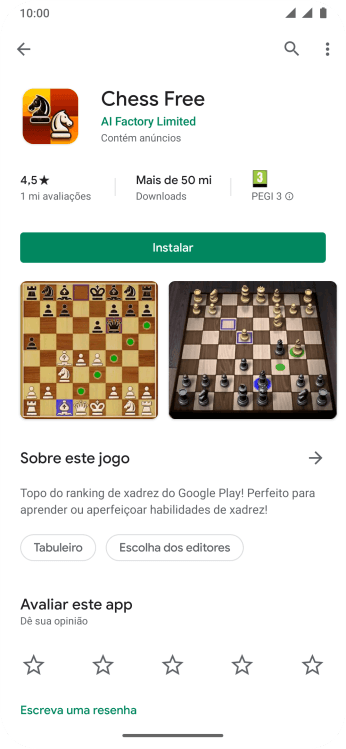 Pressione Instalar, e siga as indicações da tela para instalar o app. Pressione Instalar, e siga as indicações da tela para instalar o app.