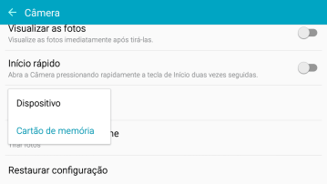 Pressione Dispositivo para salvar os vídeos na memória do celular. Pressione Dispositivo para salvar os vídeos na memória do celular.