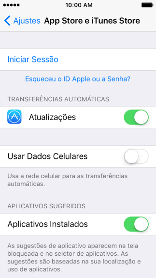Pressione Iniciar Sessão. Pressione Iniciar Sessão.