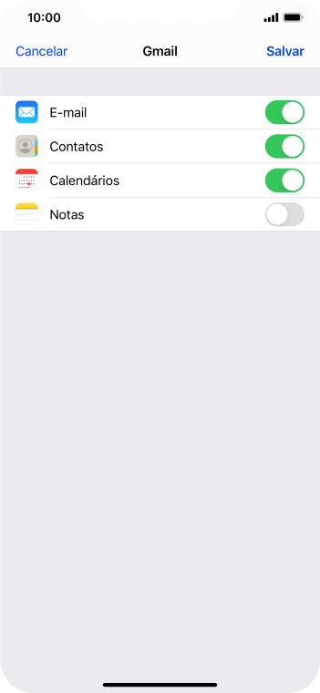 Se a tela mostrar essa imagem, sua conta foi reconhecida e configurada automaticamente. Siga as instruções da tela para inserir mais informações e finalizar a configuração. Se a tela mostrar essa imagem, sua conta foi reconhecida e configurada automaticamente. Siga as instruções da tela para inserir mais informações e finalizar a configuração.