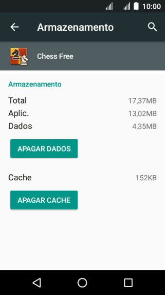 Pressione APAGAR CACHE. Pressione APAGAR CACHE.