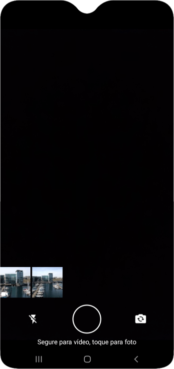 Pressione a foto ou o vídeo desejado. Pressione a foto ou o vídeo desejado.