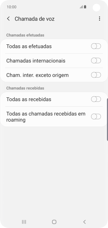 Pressione o indicador ao lado do tipo de bloqueio. Pressione o indicador ao lado do tipo de bloqueio.