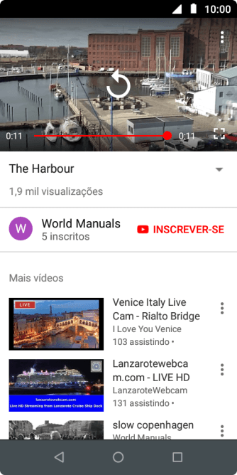 Pressione a tecla de início para finalizar e voltar à tela inicial. Pressione a tecla de início para finalizar e voltar à tela inicial.