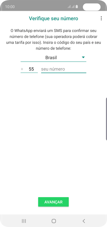 Pressione a lista suspensa. Pressione a lista suspensa.