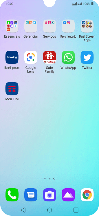 Pressione WhatsApp. Pressione WhatsApp.