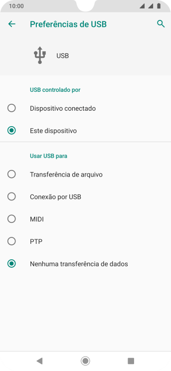 Pressione Transferência de arquivo. Pressione Transferência de arquivo.