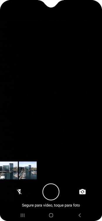 Pressione a foto ou o vídeo desejado. Pressione a foto ou o vídeo desejado.