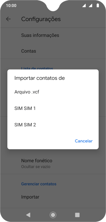 Pressione SIM ‹SIM›. Pressione SIM ‹SIM›.