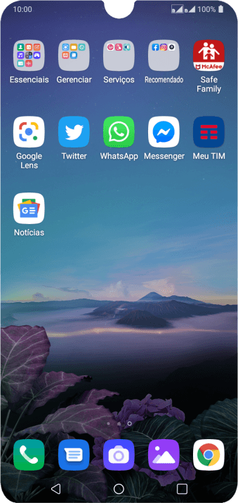 Pressione WhatsApp. Pressione WhatsApp.