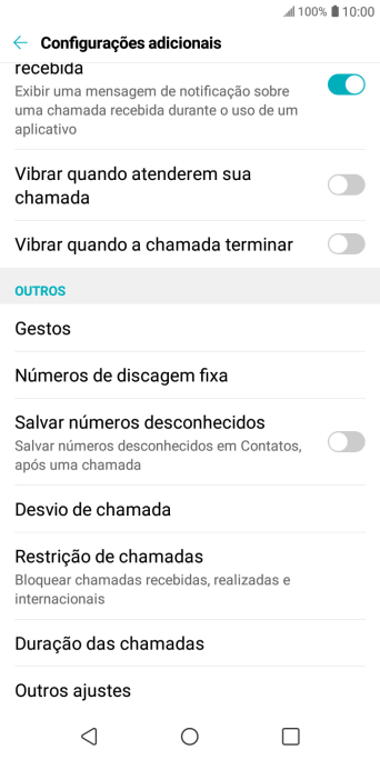 Pressione Desvio de chamada. Pressione Desvio de chamada.