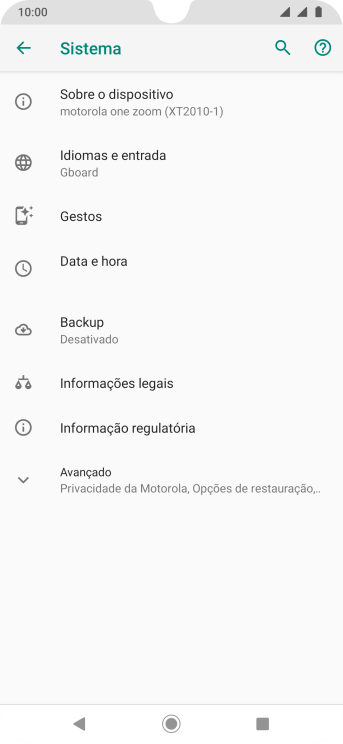 Pressione Avançado. Pressione Avançado.