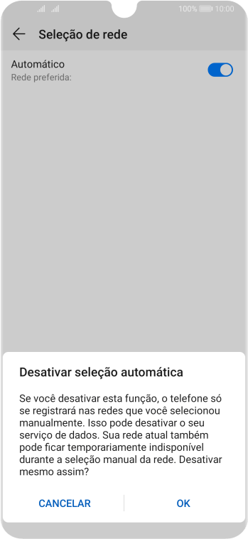 Pressione OK, e aguarde enquanto o celular busca redes. Pressione OK, e aguarde enquanto o celular busca redes.