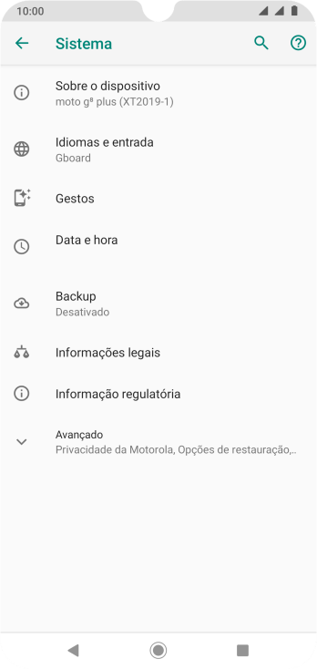 Pressione Avançado. Pressione Avançado.