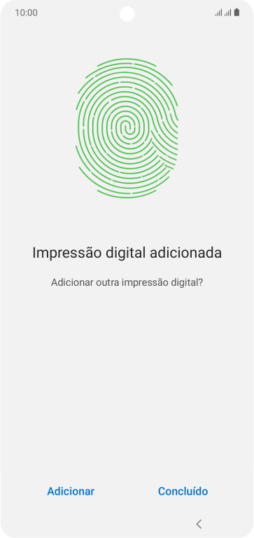 Pressione Concluído. Pressione Concluído.