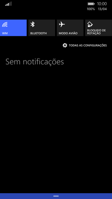 Pressione TODAS AS CONFIGURAÇÕES. Pressione TODAS AS CONFIGURAÇÕES.
