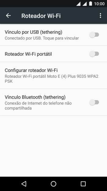 Pressione Configurar roteador Wi-Fi. Pressione Configurar roteador Wi-Fi.