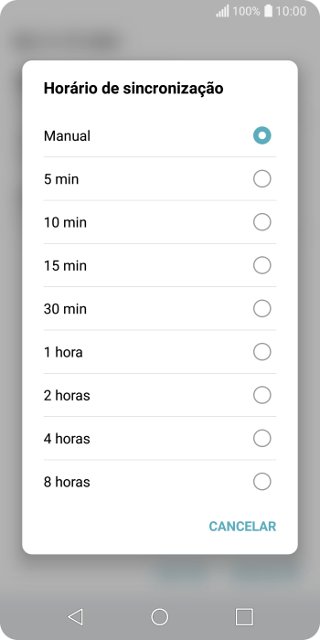 Pressione a configuração desejada. Pressione a configuração desejada.