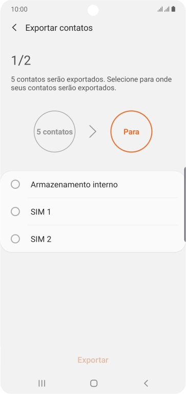 Pressione o chip desejado. Pressione o chip desejado.