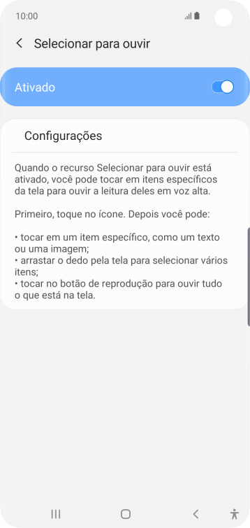Pressione a tecla de voltar duas vezes. Pressione a tecla de voltar duas vezes.