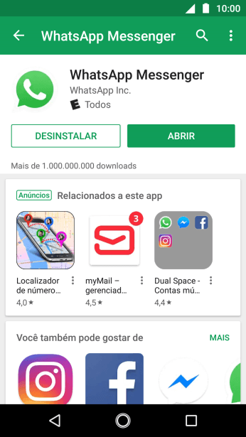 Pressione a tecla de início para finalizar e voltar à tela inicial. Pressione a tecla de início para finalizar e voltar à tela inicial.