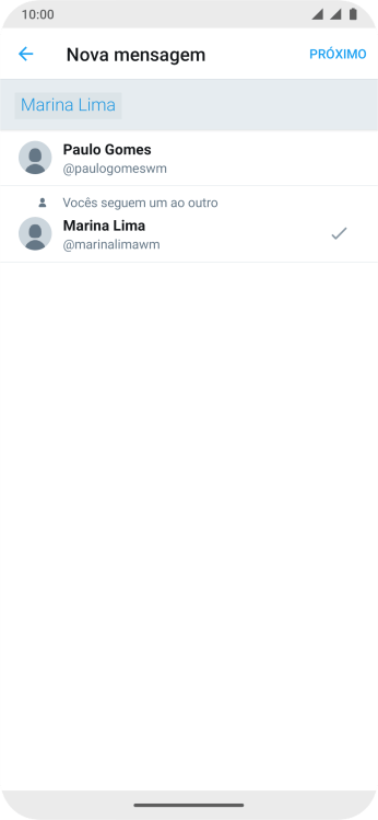 Pressione PRÓXIMO. Pressione PRÓXIMO.