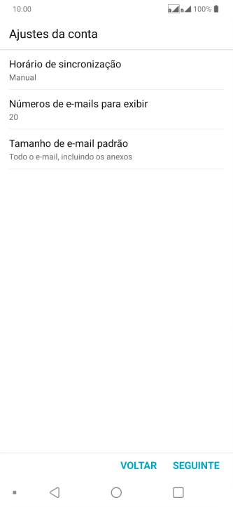 Pressione Horário de sincronização. Pressione Horário de sincronização.