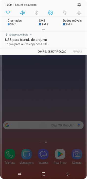 Pressione Toque para outras opções USB.. Pressione Toque para outras opções USB..