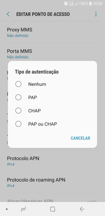 Pressione PAP ou CHAP. Pressione PAP ou CHAP.