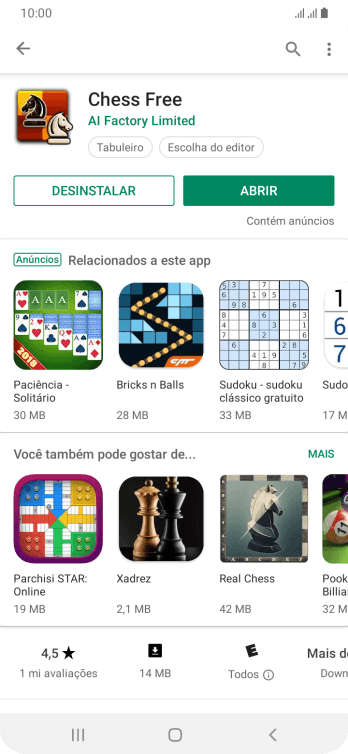Pressione a tecla de início para finalizar e voltar à tela inicial. Pressione a tecla de início para finalizar e voltar à tela inicial.