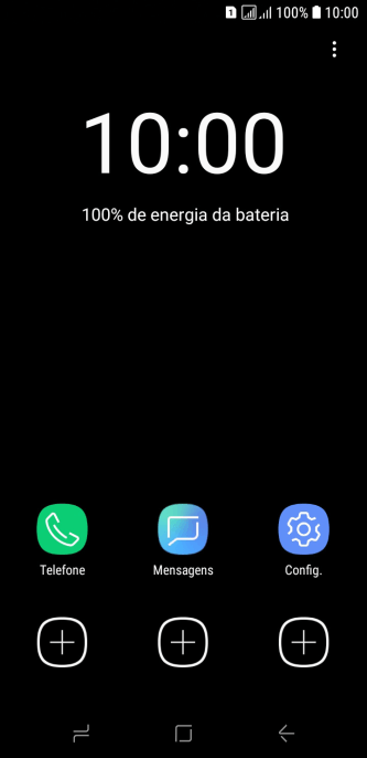 Pressione a tecla de início para finalizar e voltar à tela inicial. Pressione a tecla de início para finalizar e voltar à tela inicial.