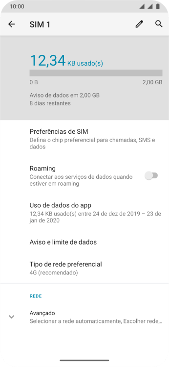 Pressione Avançado. Pressione Avançado.