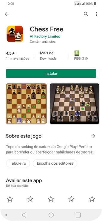 Pressione Instalar, e siga as indicações da tela para instalar o app. Pressione Instalar, e siga as indicações da tela para instalar o app.