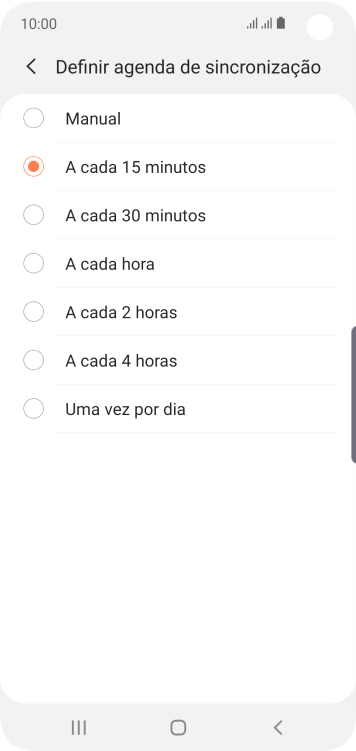 Pressione a configuração desejada. Pressione a configuração desejada.