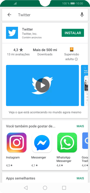 Pressione Twitter. Pressione Twitter.