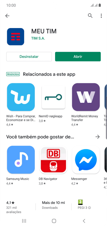 Pressione a tecla de início para finalizar e voltar à tela inicial. Pressione a tecla de início para finalizar e voltar à tela inicial.