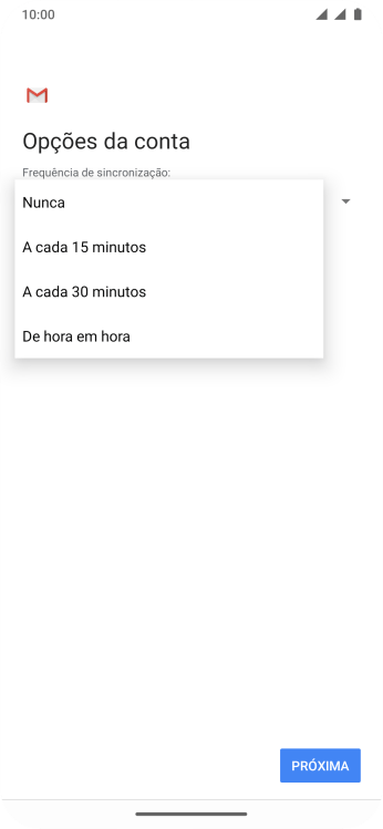 Pressione a configuração desejada. Pressione a configuração desejada.