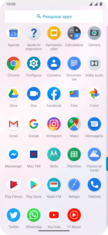 Pressione Play Store. Pressione Play Store.