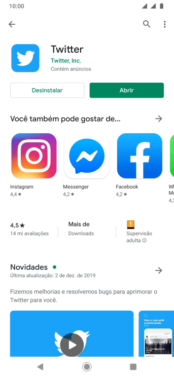 Pressione a tecla de início para finalizar e voltar à tela inicial. Pressione a tecla de início para finalizar e voltar à tela inicial.