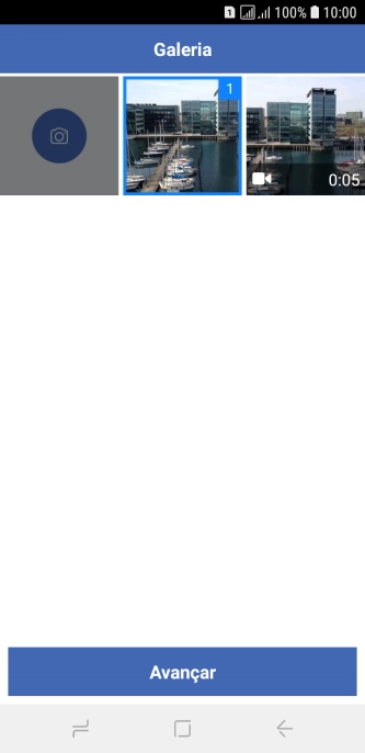 Pressione Avançar. Pressione Avançar.