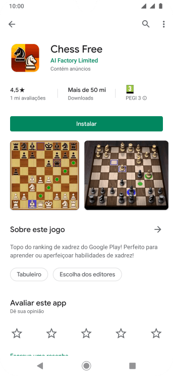 Pressione Instalar, e siga as indicações da tela para instalar o app. Pressione Instalar, e siga as indicações da tela para instalar o app.