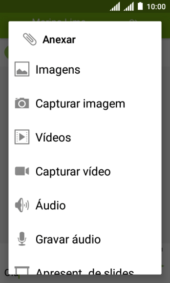 Pressione Imagens, e navegue até a pasta desejada. Pressione Imagens, e navegue até a pasta desejada.